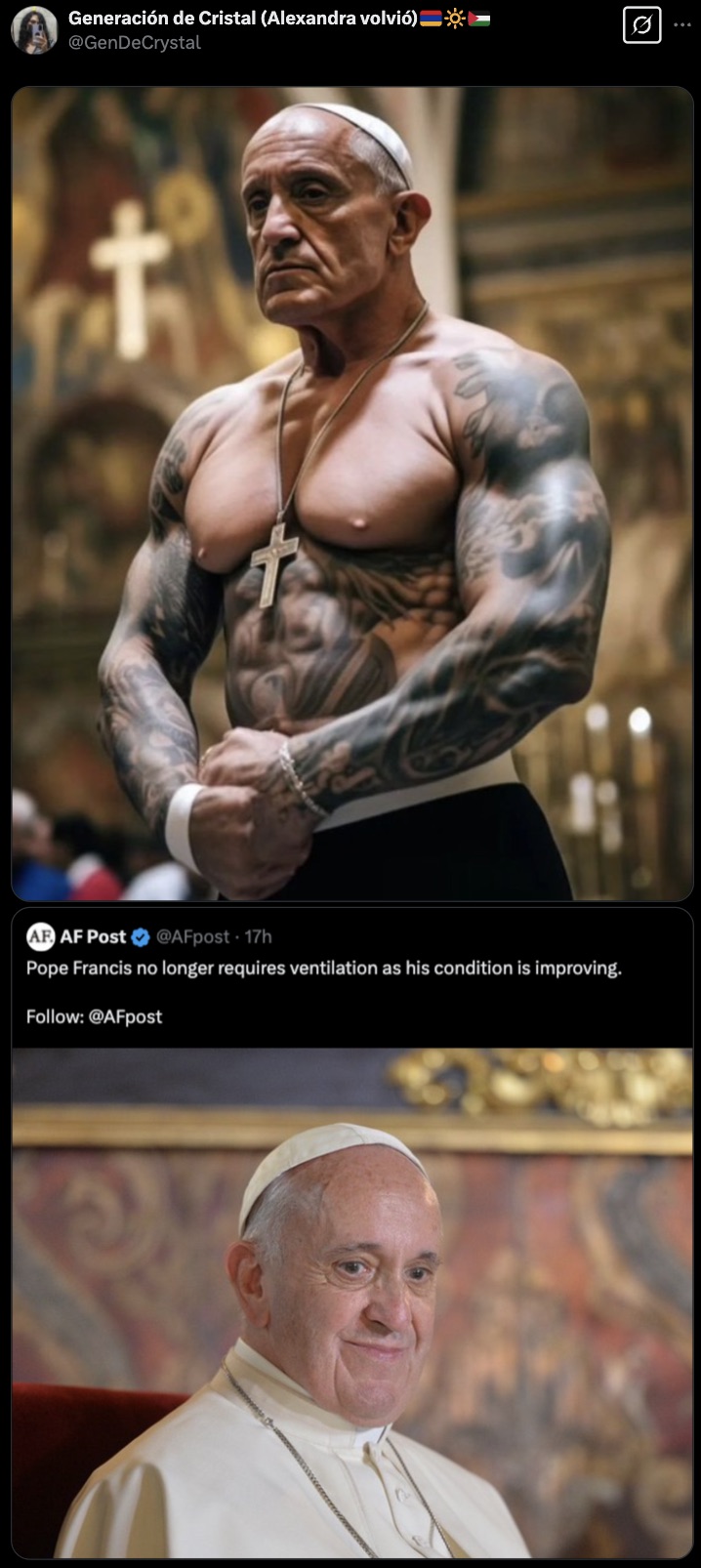 20 Tweets and Reactions to the Pope Flirting With Death